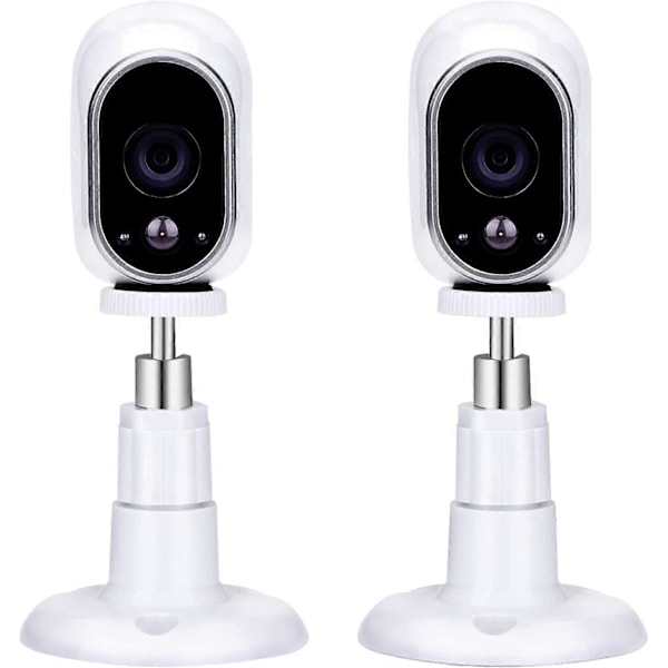 Justerbart väggfäste för inomhus- och utomhusbruk för Arlo, Arlo Pro, Arlo Cam och andra kompatibla modeller (2-pack)