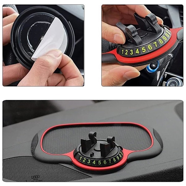 Bil Dashboard Anti-Slip Måtte Telefonholder Pad Stand Mobil