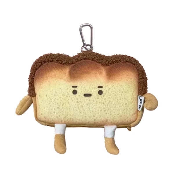 Tecknad Toast Handväska Söt Vardaglig Tote Bröd Myntväska Korthållare Kreativt Pennfodral Skolmaterial Plånbok Kawaii Gåva tote2
