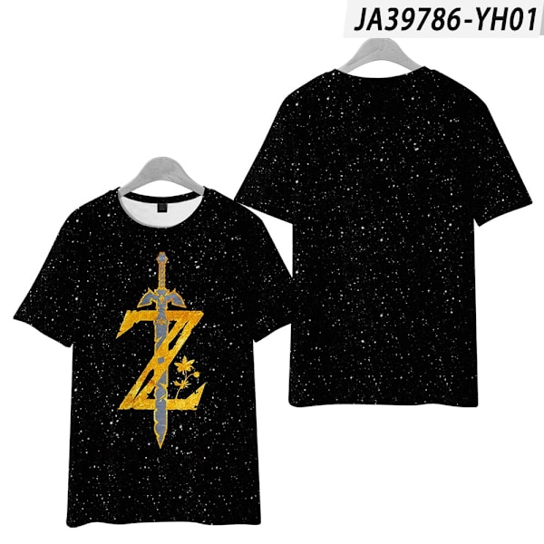 The Legend of Zelda Tears of the Kingdom T-paita miehille Topit Muoti lyhythihainen unisex pyöreäkauluksinen löysä t-paita lapsille style1 style1 140(kids)
