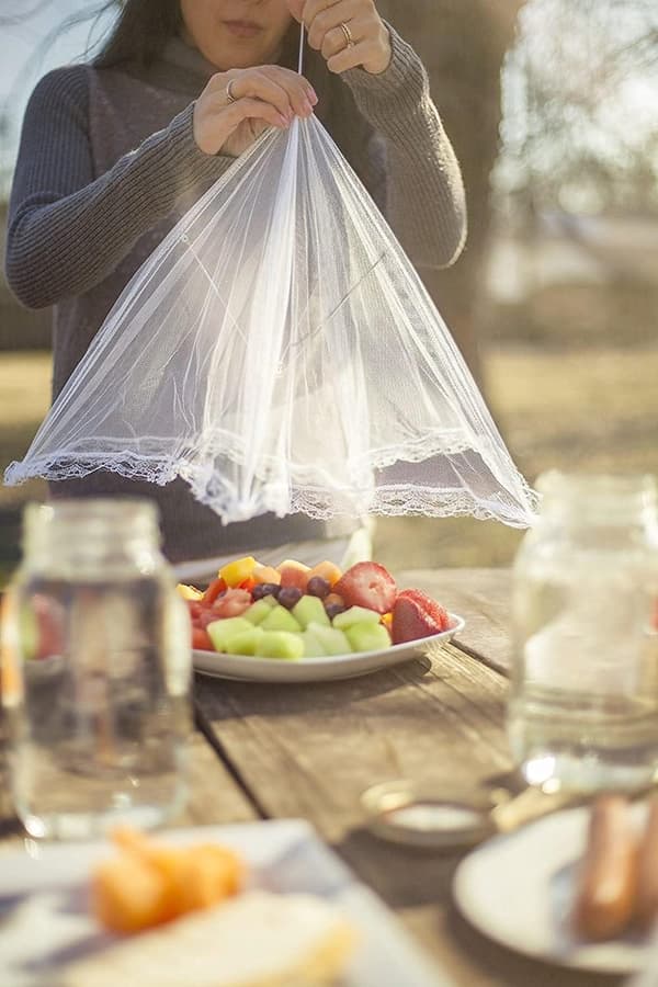 1 Styck Mesh Mat Skyddstält Utomhus - Vikbart Paraplytält