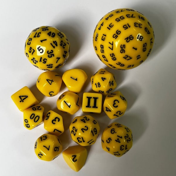 15 kpl Nopan Sarja Pelinoppa KELTAINEN yellow