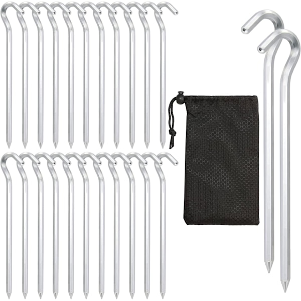 Teltplugger, 18 cm plugger camping, teltplugger sterke - Perfekt