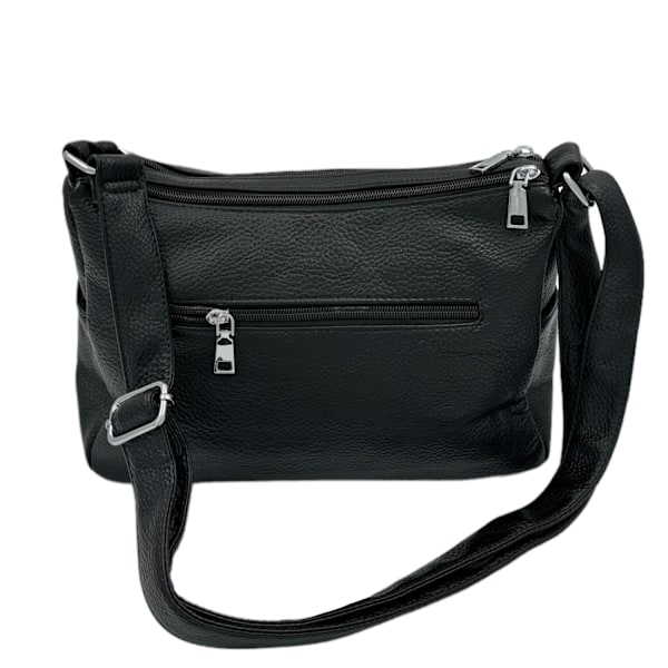 Olkalaukku, useita lokeroita Black
