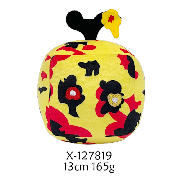 Blox Fruits Djävulens Frukt Fruktlåda Leopardmönstrad Dock Plysch Leksak Barnfödelsedagspresent Semesterpresent Magma
