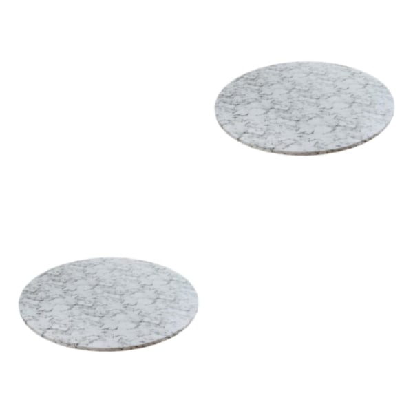 1/2/3/5 Rund Vattentät Bordsduk med Resårkant, Mjuk Vit 100 till 110cm White 100 to 110cm 2PCS
