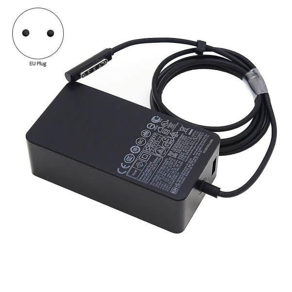 12v 3.6a 45w Laturi Surface Pro 1 Pro 2 Rt Windows 8 Power 1601 1536 1514 Nopea Lataus