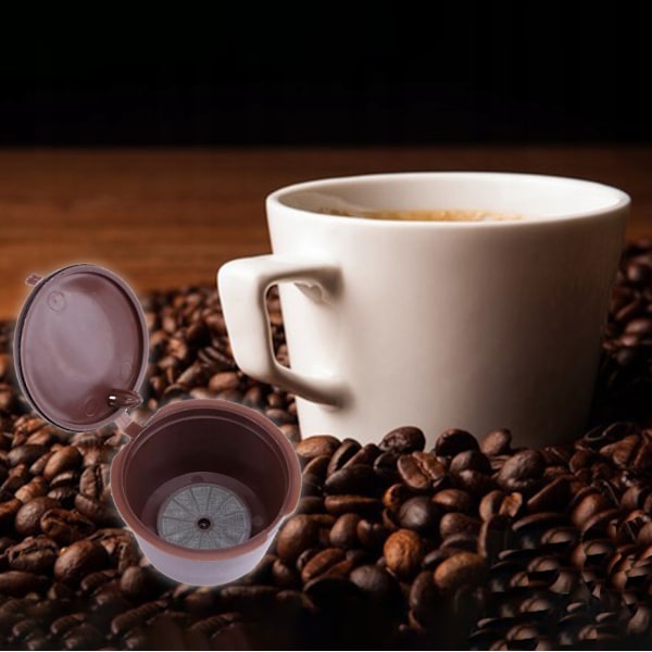 5-pakning Kaffekapsler for Dolce Gusto - Kaffe Brown Brown Brun