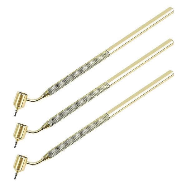 3 st Precision Fluid Writer Applikatorpennor, Touch Up Målarpenna för Bilar, Hobbyer (0,5 mm)