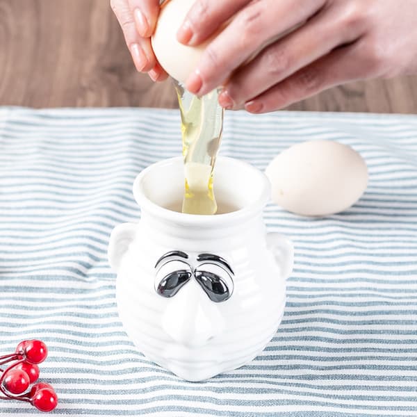 Egg Separator Funny Kitchen Gadget Rolig Snor Äggseparator Verktyg för Matlagning och Bakning