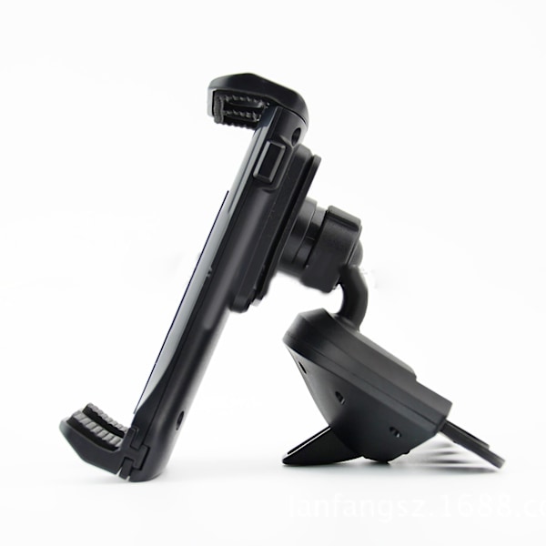 CD-telefonholder 360 graders rotation ABS blødt limmateriale spændestruktur universel type telefonholder bilholder