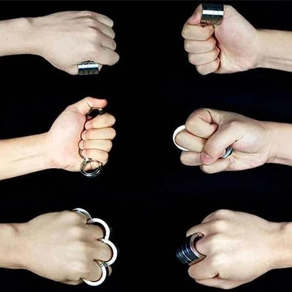 2/4 ST Vikbar Fire-Finger Lås Ring 2 ST 2 ST 2PCS 2PCS