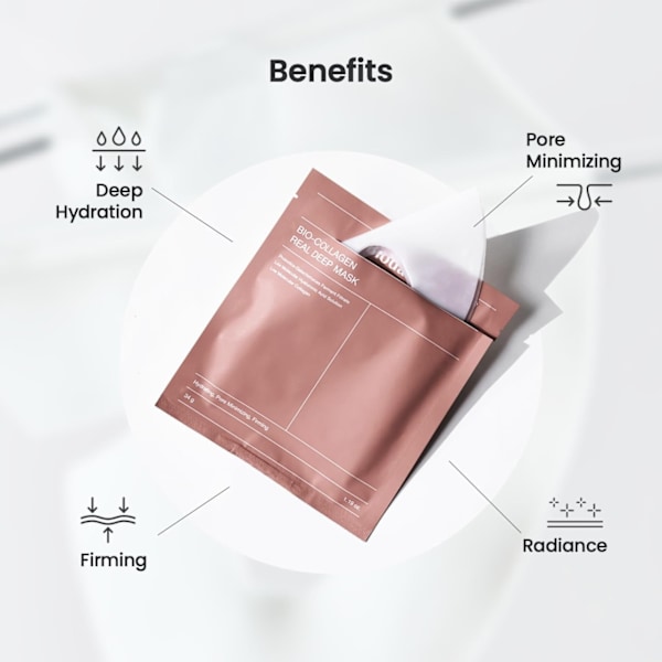 4 kpl Bio-dance Bio-Collagen -naamio – Kollageeni yönaamio