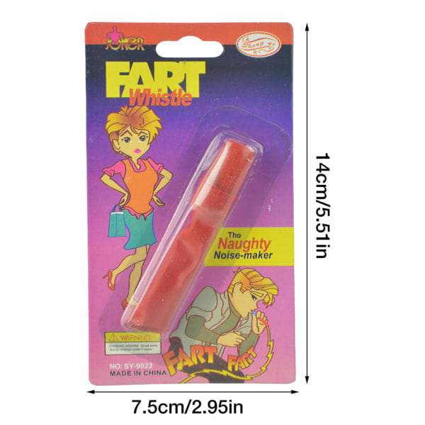 Tricky Fart Fløjte Sjov Legetøj Støj Lyde Jokes Gags Prank Legetøj til Børn og Voksne Fløjte Støj Legetøj Fart Spil 1. April Narrestreger Rekvisitter
