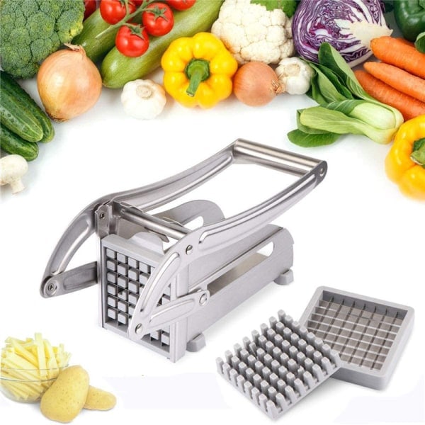 Professional stainless steel potato and vegetable slicer for home and commercial use