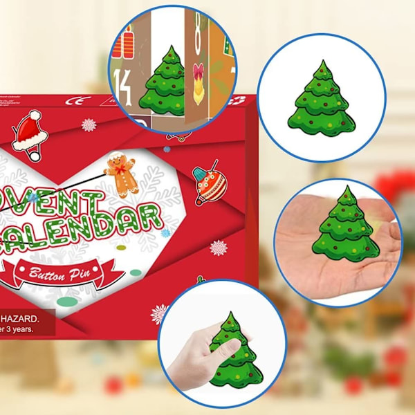 Julkalender med Minecraft Byggklossar för Barn 24 Dagar Nedräkning Presentset för Barn 0.35