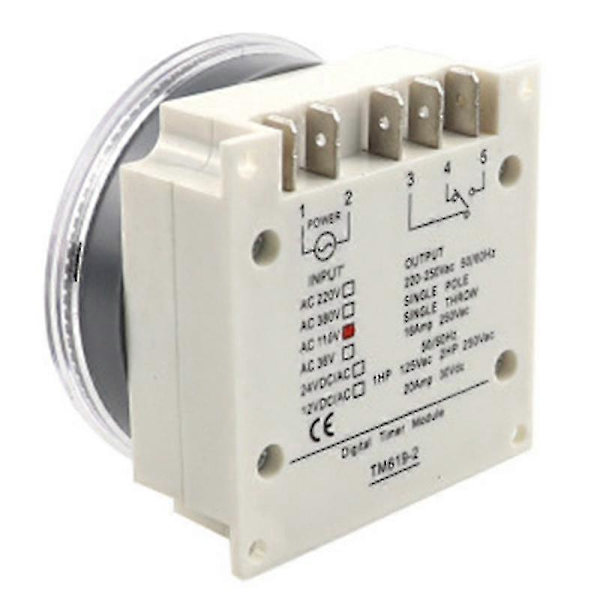 Programmerbar Timer Strømafbryder Relæ Digital LCD Ugentlig Cn304a Ac 220v 5 Pin
