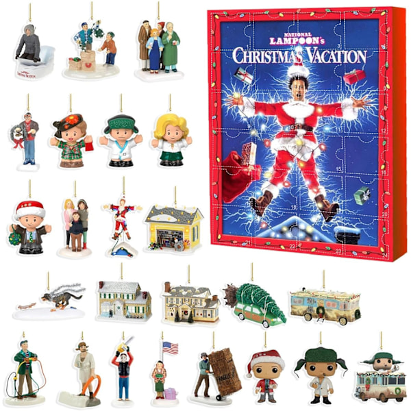 National Lampoon's Christmas Vacation Advent Calendar 2024, 24-Day Christmas Calendar, Contains 24 Gifts