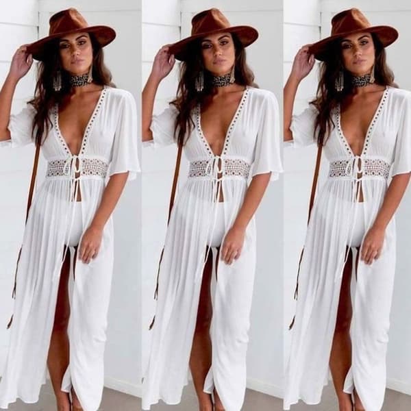 Bikini Cover Up lange kjoler SORT M black black M
