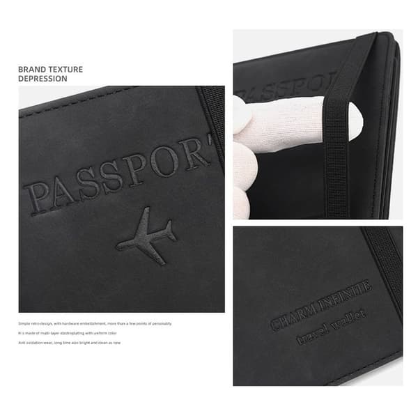 RFID-passikotelo Passipidike MUSTA black