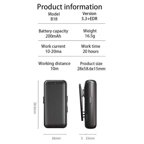 Bluetooth 5.0 -vastaanotin langaton äänen sovitin Handsfree
