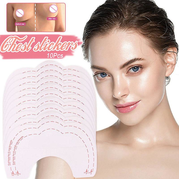 10 kpl rintojen kohotus teippejä itseliimautuva rintaliivit Body Breast Bare Lift