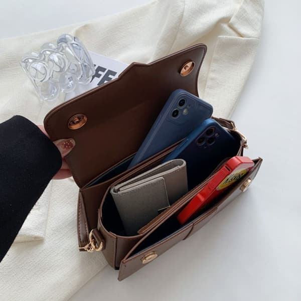 Messenger Bag Axelväska BEIGE beige