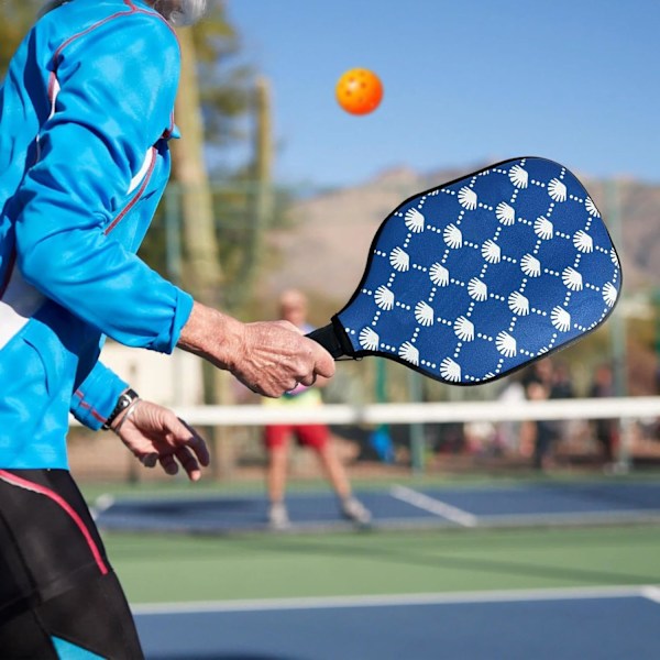 Padel-mailan suojus, suojaava vetoketjullinen suojus pöytätennis- ja pickleball-mailalle, padel-pallojen säilytyspussi Shell