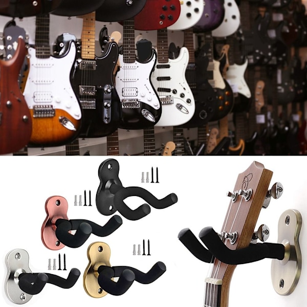Gitarrhängare Musikinstrument Krok SILVER SILVER Silver Silver