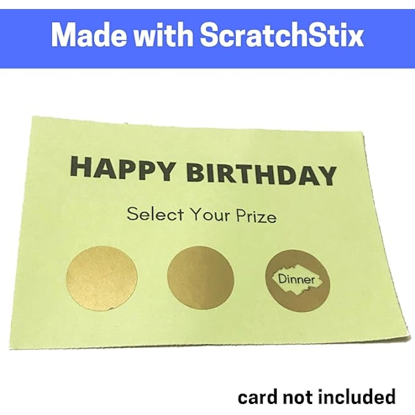 DIY Skraplotter (Guld, 150-pack)