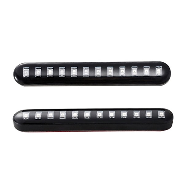 2 ST Motorcykel Blinkers Ljus LED Belysningsremsor Licens