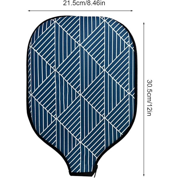 Padelracket med paddelfodral, skyddande fodral för pickleballracket, bordtennisracketfodral med dragkedja för säker förvaring Length