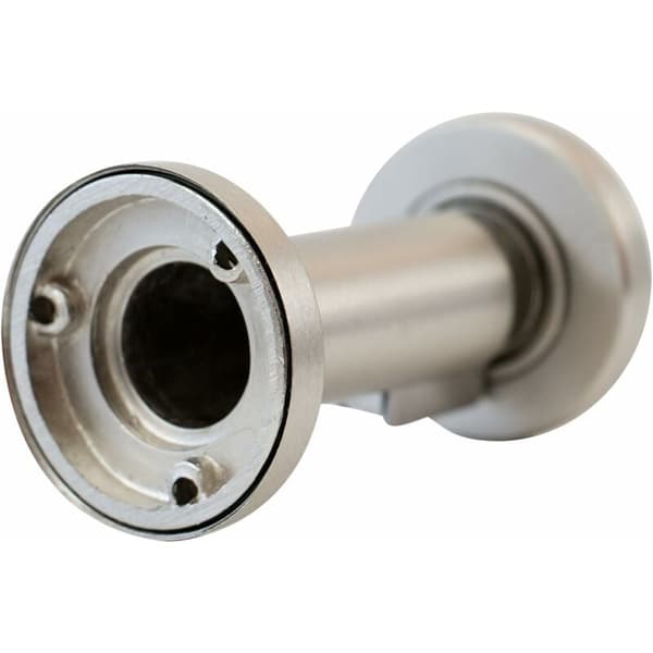Magnetisk dørstopper i rustfrit stål look, dørstopper med gulv- og vægmonteringsmateriale