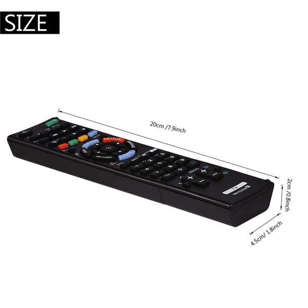 Svart erstatningsfjernkontroll for Sony RM-ED058 TV