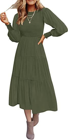 Women's Short Sleeve Maxi Dresses Black M