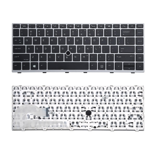 Laptop-tangentbord för HP EliteBook 840 G5 846 G5 745 G5 US Standard Engelska Tangentbordsersättning Små Tangentbord