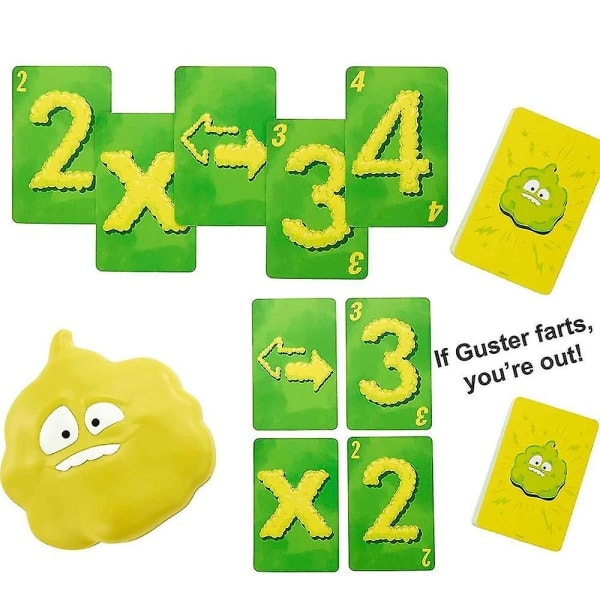Gas Out Kortspel - Action, Reflex, Familjespel, Interaktivt, Roligt Leksaksspel