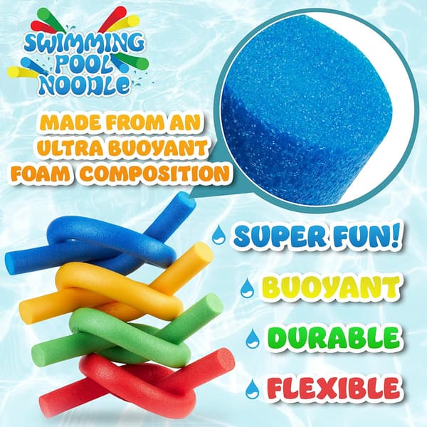 Skumpoolnudler Multipack Poolnudler Rør Pool Float Legetøj Svømmetilbehør til Børn Voksne