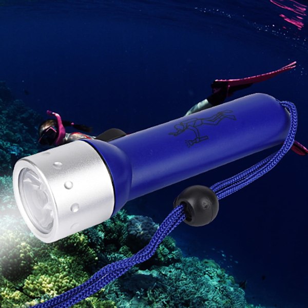 Vedenalainen 1200LM XM-L T6 LED Sukelluslamppu Taskulamppu Valo Vedenpitävä