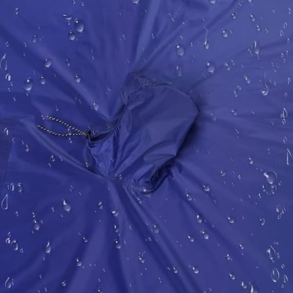 Poncho - Regnfrakk - 210*140cm - Multifunksjonell vannavstøtende regnponcho