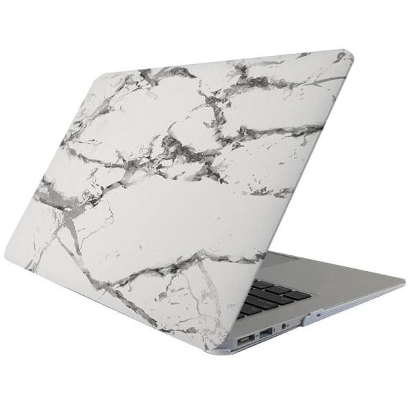 Cover til Macbook Air 13.3 tommer - A1369/A1466 Marmor Hvid & Grå