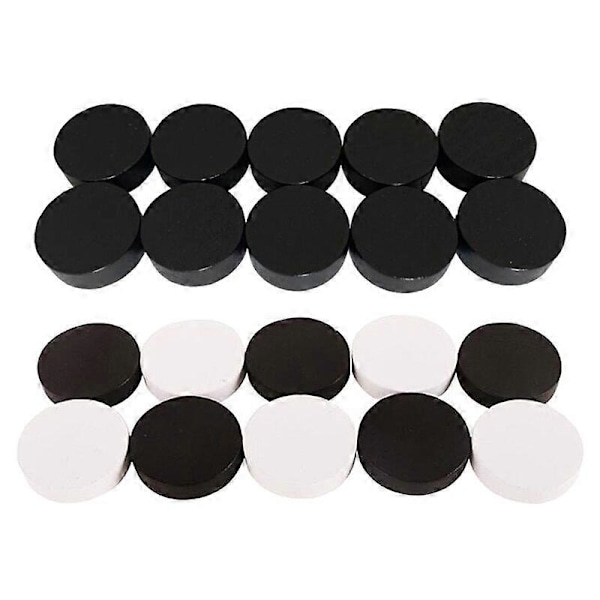 10 kpl Puinen Nopea Sling Puck Pelinappulat Lauta Jääkiekkopeli Pöytälelut (Lauta Ei Sisälly)[D] 10PCS 4x0.9cm