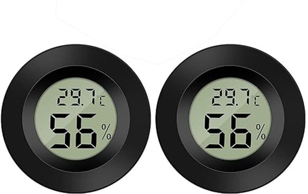 Professionelt termometer - hygrometer - mini - inkl. batterier - indendørs hygrometer