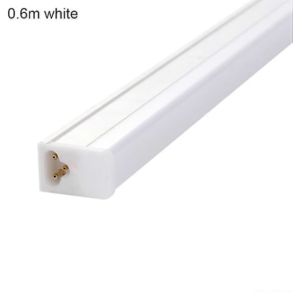 220V LED T5 Rørpære, Integreret Design, PVC, Varm/Kold Hvid[D] Black white