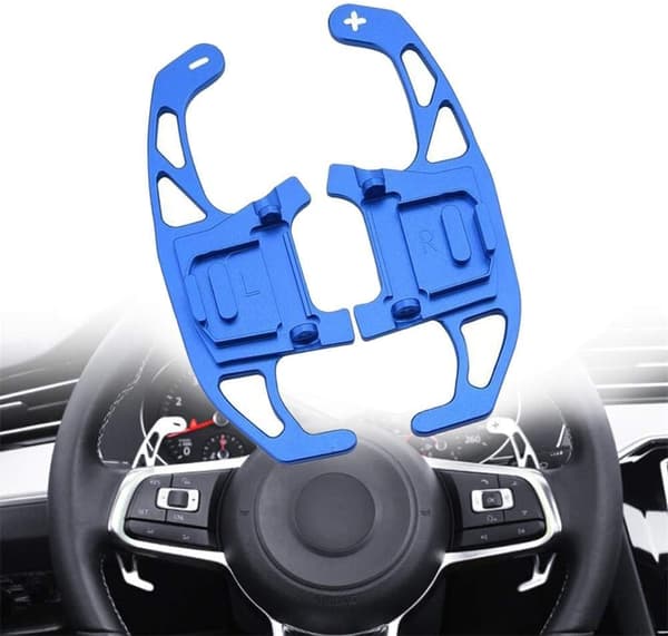 High Performance Aluminium Shift Paddles (Blue) for Golf Golf 7 R-line (2015-2019 Models), Golf 7 GTI (2015-2019 Models)