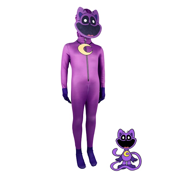 Cosplay Smiling Critters Tøj, Picky Piggy, DogDay, iptv spanien Jumpsuit Halloween Karneval Fest Udklædningsdragt Til Børn Voksne Catnap-WELLNGS Catnap Catnap 170