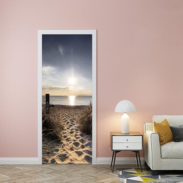 Styler 77x200cm 3d Dörrdekal Vinkällare Fotoväggmålning Trompe L'oeil Väggdekaler Pvc Vattentät Tapeter För Sovrum Badrum Köksdekoration D