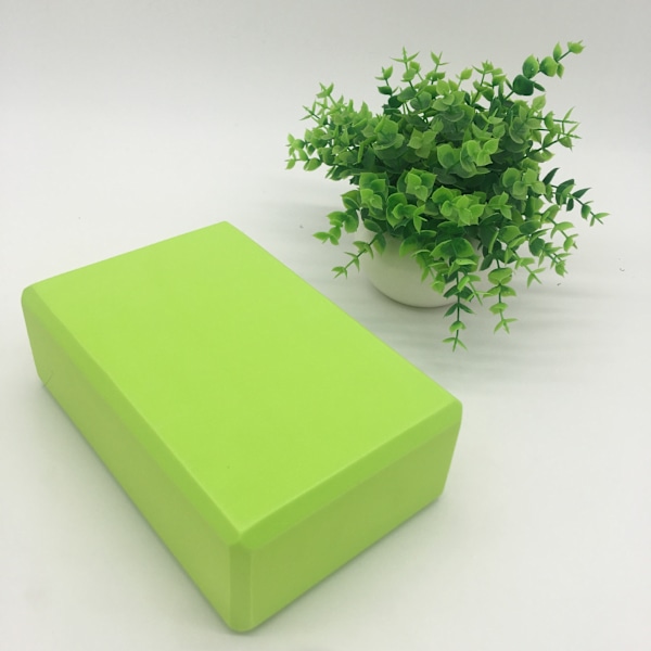 Yogablok 2-pak, Skridsikker Yogablok til Yoga Pilates Fitness Let til Gym Hjemmebrug Verde frutal