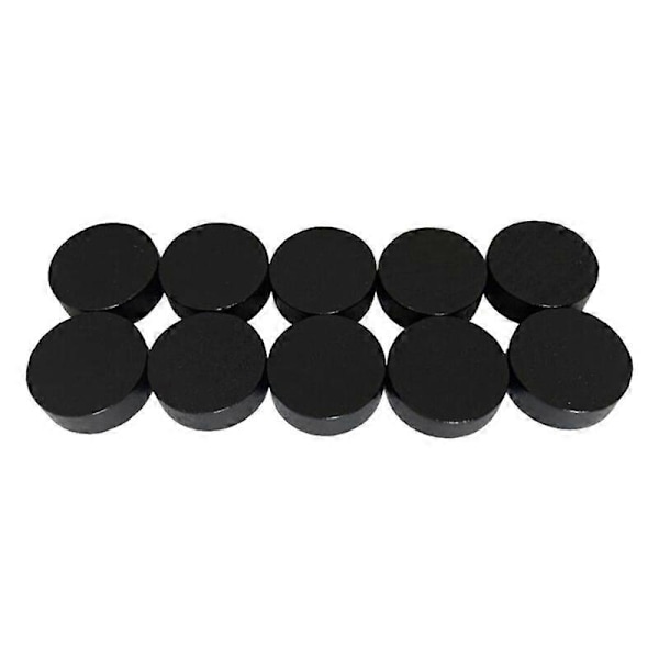 10 st Trä Snabb Sling Puck Spelpjäser för Bräd Hockeyspel Bordsleksaker (Brädan Ingår Ej)[D] 10PCS 2.4x0.7cm
