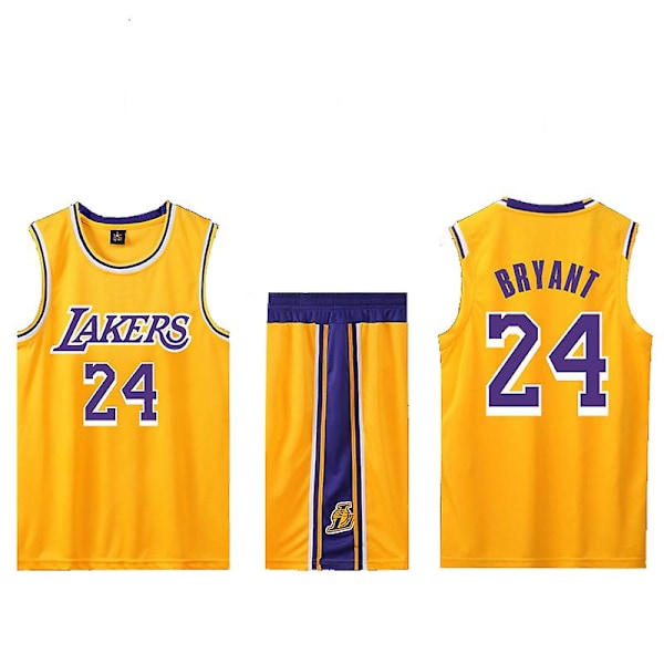 Kobe Bryant Basketball Jersey No.24/lakers Set